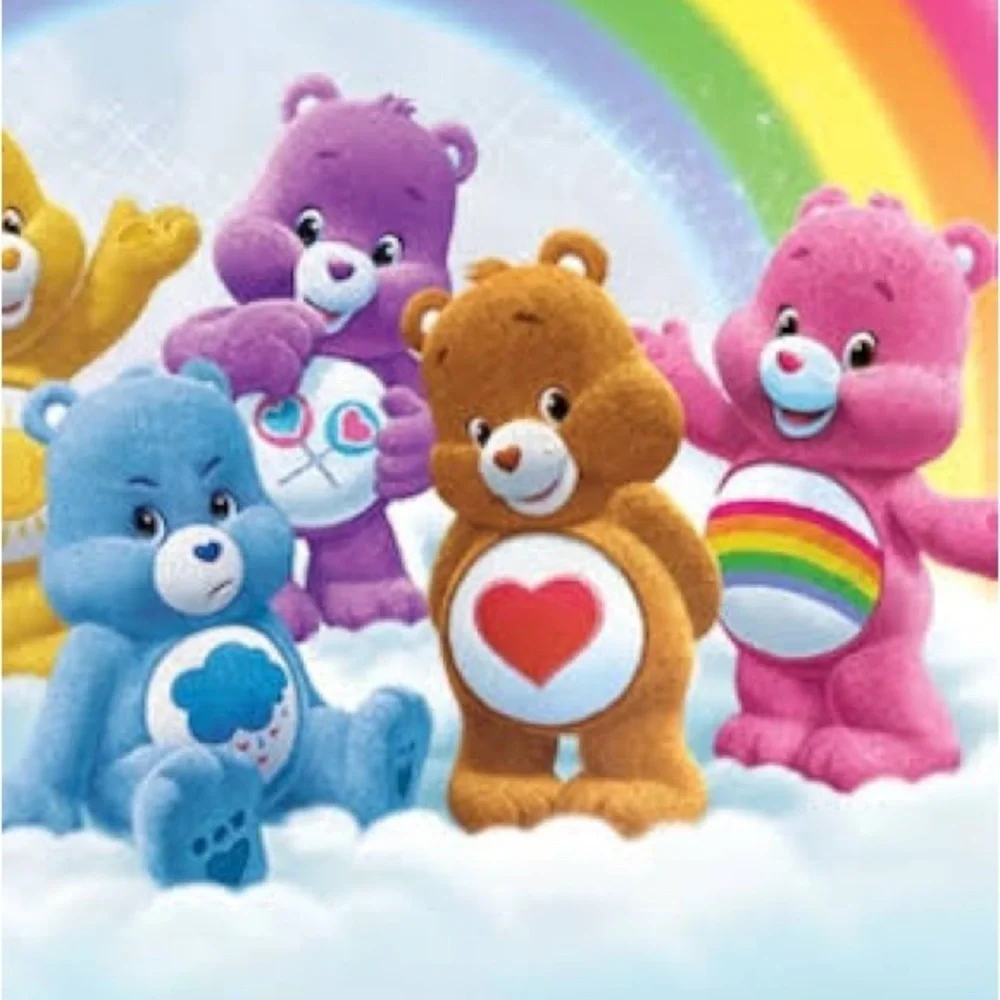Girls' Care Bears Union Suit - Pink L (10/12)